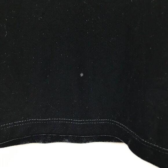 Maison Jules Black Velvet Ruffle Sleeve Shift Dress Small - Picture 4 of 6